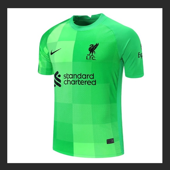 LFC Nike Mens Home Stadium Goalkeeper soccer Jersey 21/22.  Size XL - Picture 12 of 12